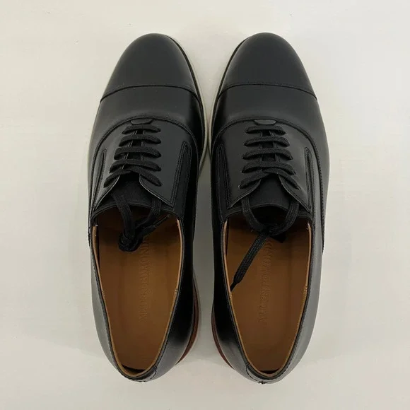 ALLEN EDMONDS Shoes Mens 9.5 Black Leather Carson Hybrid Oxford Dress  Casual - coffeafoods.com